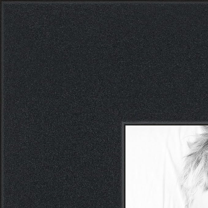 ArtToFrames Collage Photo Frame Double Mat with 2 - 4x6 Openings and Satin Black Frame