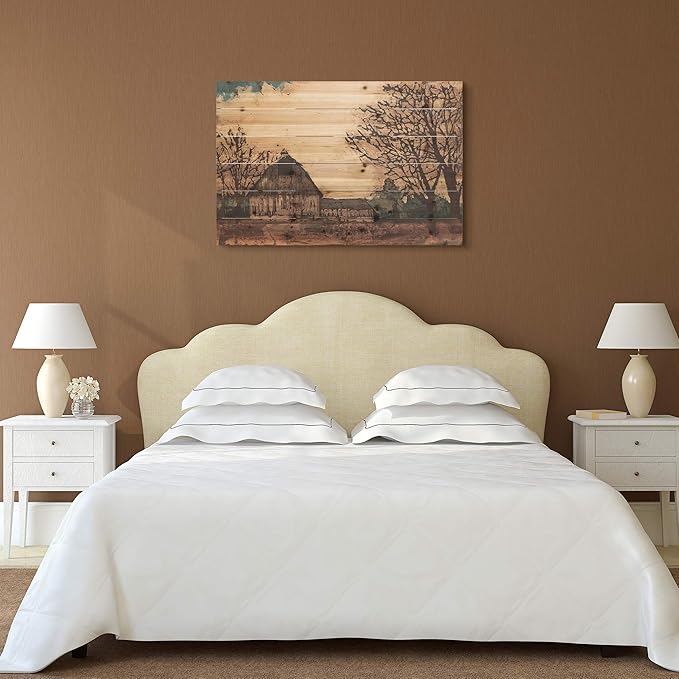 Empire Art Direct Erstwhile Barn 3 Digital Print on Solid Wood Wall Art, 24 in x 36 in x 1.5 in, Ready to Hang