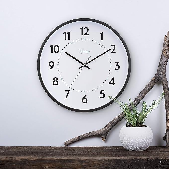 Equity 25509 14 Inch Basics Commercial Quartz Wall Clock