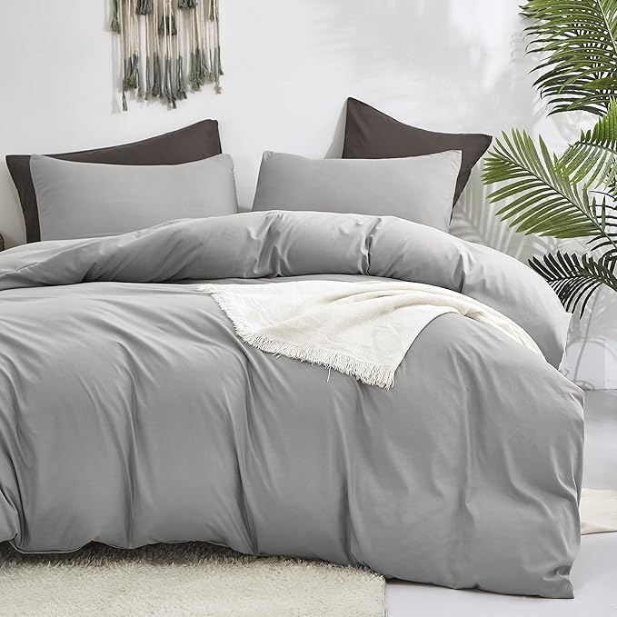 Silver Grey Comforter Sets Twin Light Gray Bedding Comforter Set Women Men Solid Pure Gray Blanket Quilts Fuzzy Breathable Light Grey Bedding Comforter Sets for Twin Bed