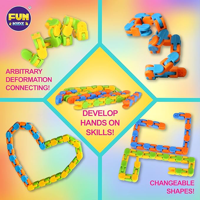 Gift Fidget Box Toys Pack for Kids 3-12, FunKidz Sensory Toys for Boys Girls Age 7-12 Autistic Children in Mystery Storage Portable Box
