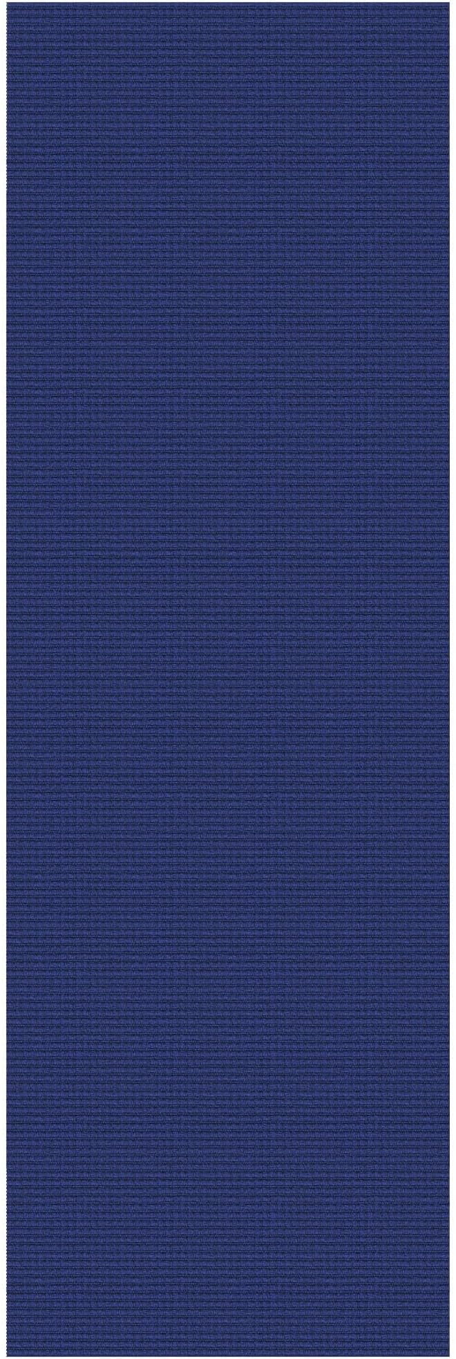 IOHOUZE Washable Runner Rug 2.6x8 Non Slip Rubber Backed Wide Hallway Runner Entryway Runner Indoor, Kitchen Rugs Woven Cotton Floor Carpet for Hall Entrance Bedroom, Royal Blue/Navy