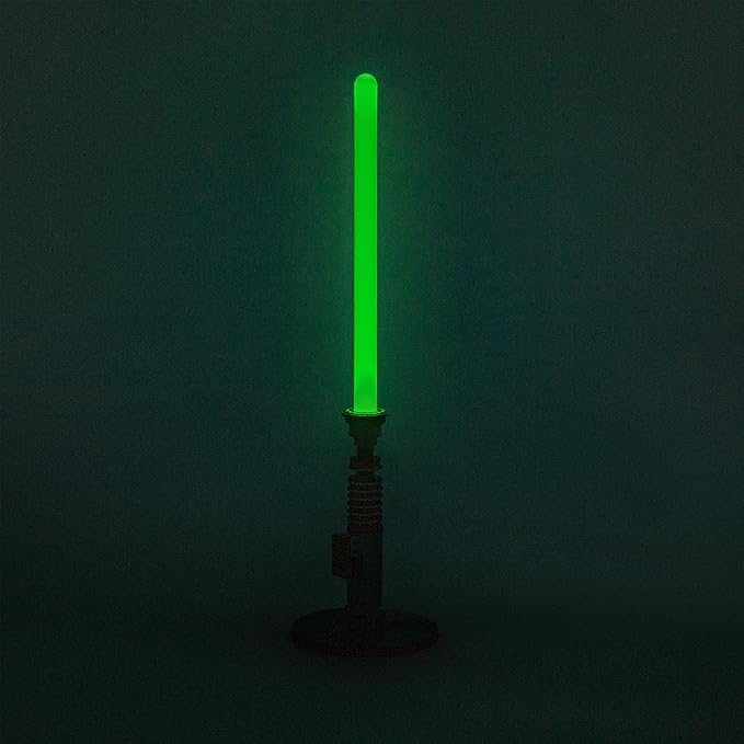 Star Wars Luke Skywalker Green Lightsaber 12-Inch Mini LED Mood Light for Nightstand Table