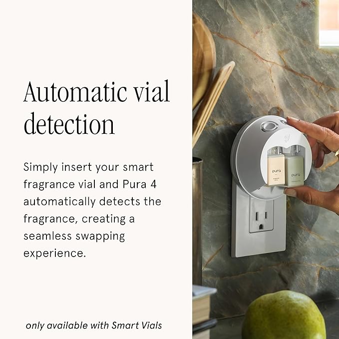 Pura Smart Home Fragrance Device Starter Set - Pura 4 - Scent Diffuser for Home - Includes Fragrance Aroma Diffuser - Rectangle Box, Disney Mickey & Minnie Scent Refills