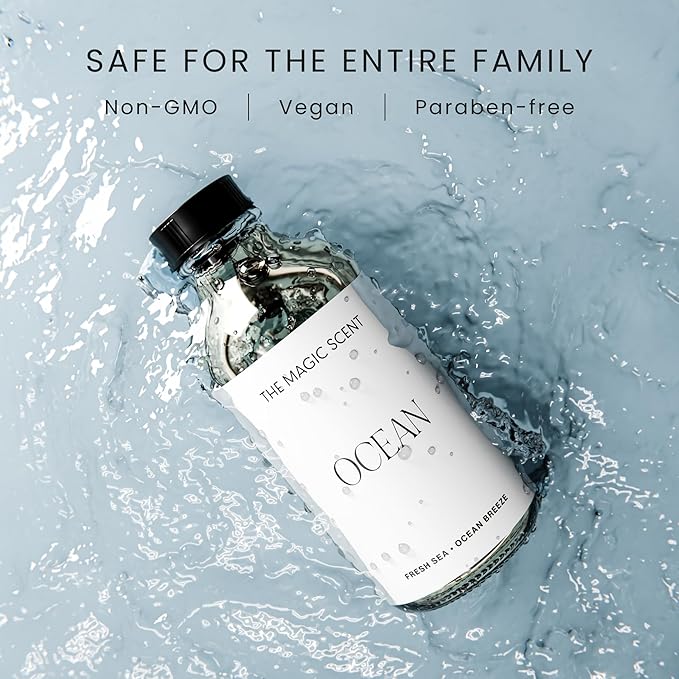 Ocean Diffuser Oil - Hotel & Home Luxury Scents Inspired by Bvlgari Resort, Bali - Oil Scents for Home Designed for Use in All Diffusers - 4 fl oz, 120 mL