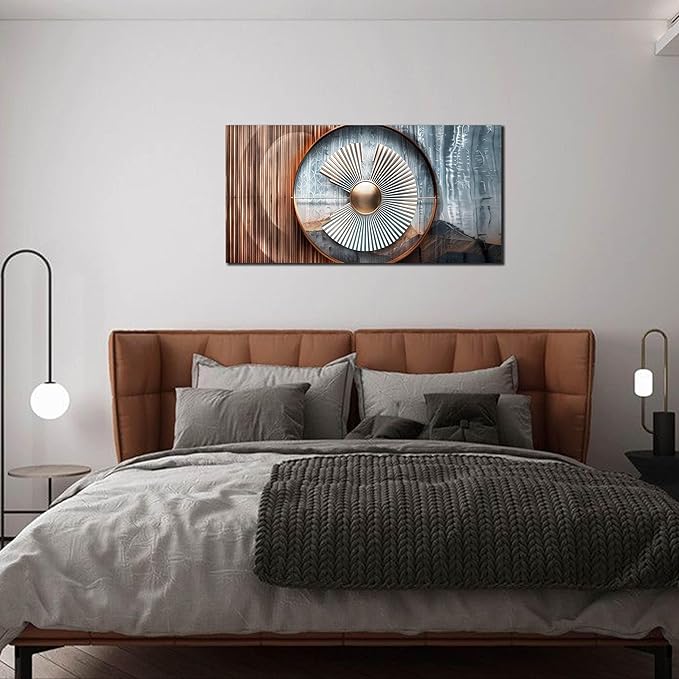 Modern Abstract Wall Art for Living Room - Minimalist Canvas Wall Art for Office - Modern Pictures for Bedroom Wall Decor Size 20" x 40"