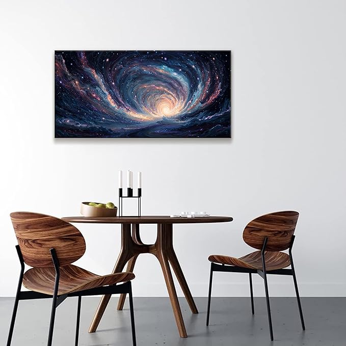 Abstract Wall Art Decor Prints Starry Sky Tunnel Art Work For Wall Decor Artwork Ready To Hang Wall Art For Living Room Office Kitchen Bathroom Bedroom 20x40 Inch