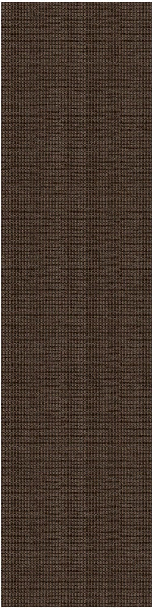 IOHOUZE Washable Runner Rug 2x8 Non Slip Rubber Backed Hallway Runner Entryway Runner Indoor, Kitchen Rugs Woven Cotton Floor Carpet for Kitchen Hall Entrance Bedroom, Brown
