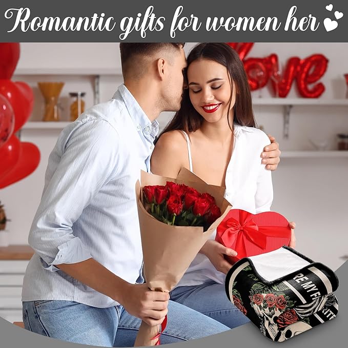Gifts for Women Men, Anniversary Birthday Gifts for Her Him, I Love You Blanket 60x50in, Wedding Gifts for Couple Wife Husband, Best Christmas Valentines Mothers Day Presents for Girlfriend Boyfriend