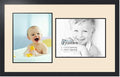 ArtToFrames Double-Multimat-778-825/89-FRBW26079 Collage Photo Frame Double Mat with 2-11x14 Openings and Satin Black Frame
