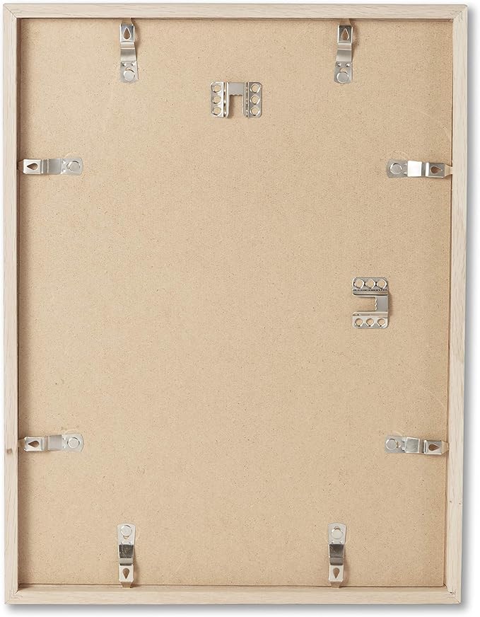 Opposite Wall - 22x28 in - Natural Solid Oak Wood Picture Frame - Lightweight, Versatile & Shatterproof - Wall Hanging Poster or Photo Frame - Wall Decor for Office, Gallery & Home