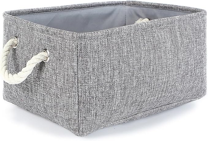 TheWarmHome Large Storage Bins- Storage Baskets for Organizing Shelves, Basket Organizer for Closet Bookshelf Dog Toy Nursery Clothes Laundry Home Organization, Fabric Storage Cubes W/Handles