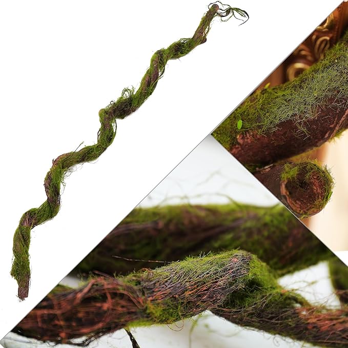 74.8" Large Fake Cherry Blossom Tree Artificial Branches Vine Room Door Wall Ceiling Hanging Plants Twigs Rattan Thick Trunk for Garden Wedding X'Mas Halloween Outdoor Jungle Decoration