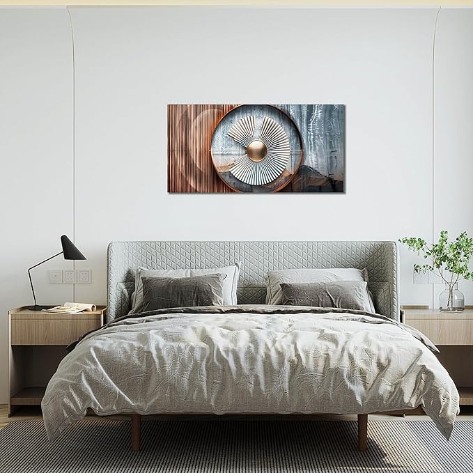 Modern Abstract Wall Art for Living Room - Minimalist Canvas Wall Art for Office - Modern Pictures for Bedroom Wall Decor Size 20" x 40"