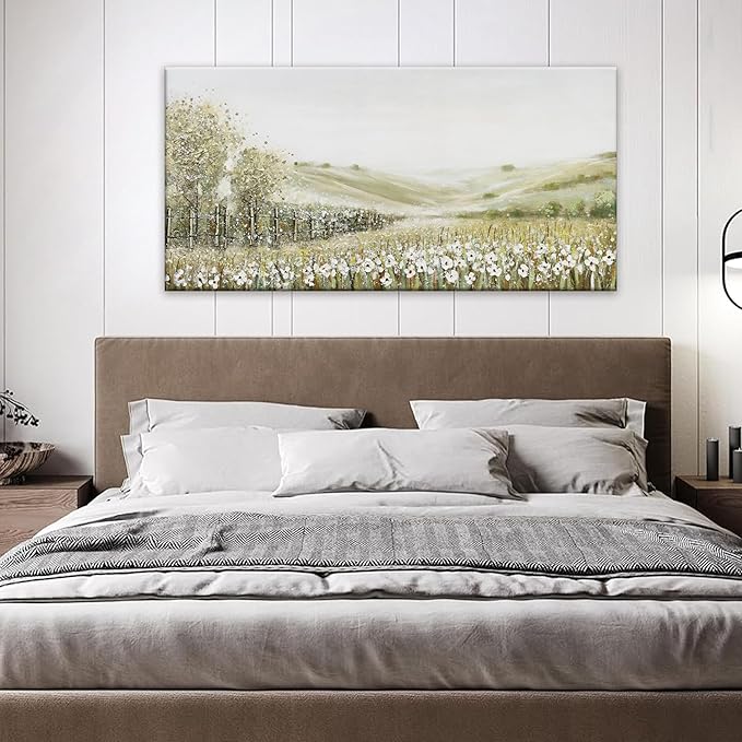 QSQ Canvas Wall Art Decor Home Decor Wall Art Prints Natural Modern Landscape Wall Decorations Artwork for Living Room Wall Bedroom Kitchen Office Decor 20"×40"