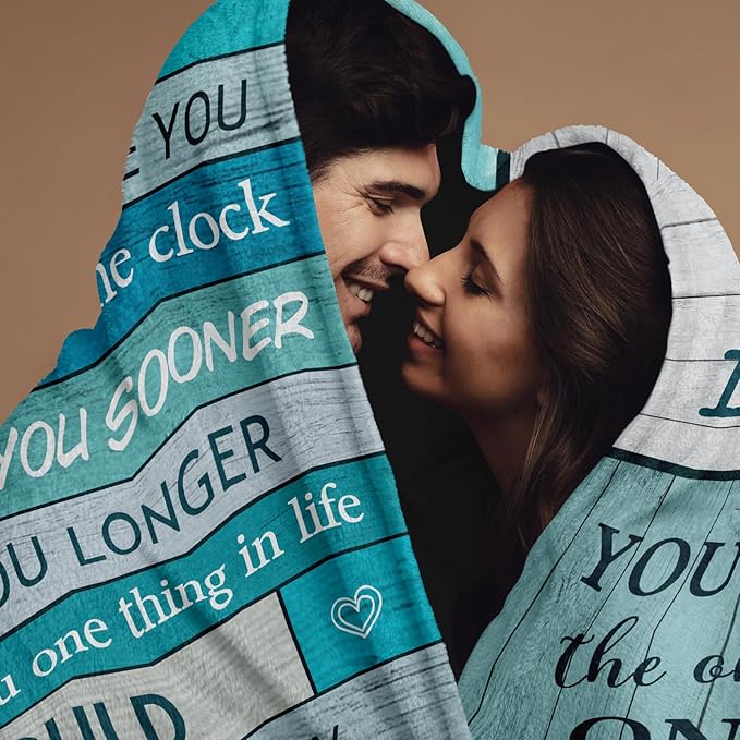 Gifts for Wife/Her,Wife Birthday Gift,Anniversary Wedding Gift for Her,Anniversary/Birthday Gifts for Her Blanket 60x50in