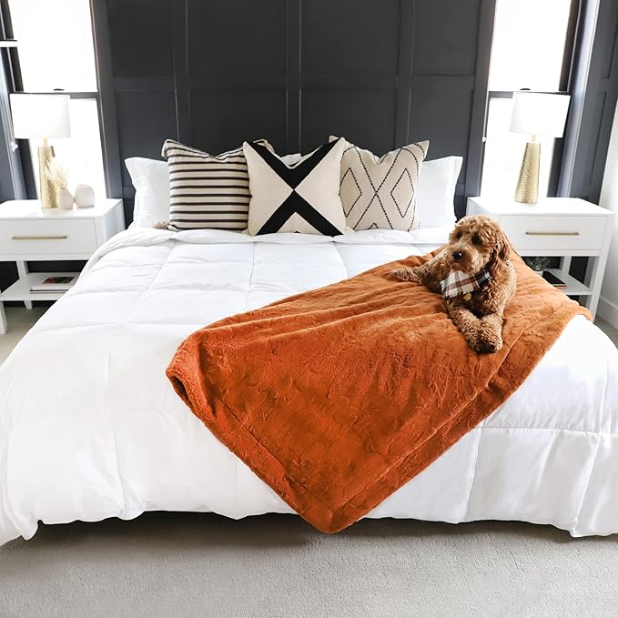 Gray Eagle Oversized King Comforter – Extra Large Synthetic Down Alternative Comforter – Ultra Soft Microfiber, All-Season, Lightweight & Fluffy – Hotel Quality, Machine Washable, White (120' x 98")
