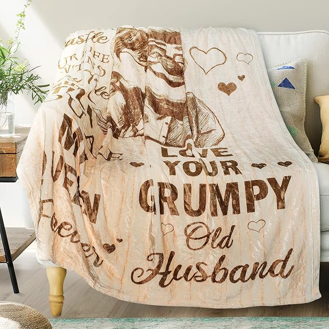 CENSIHER Gift Blanket for Wife - Wedding Anniversary, Birthday, Christmas, Valentine's, Mother's Day - Healing Thoughts Present