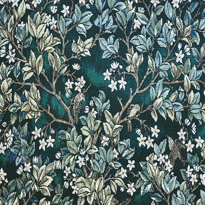 Aubelin Tapestry Long Green William Morris Tree of Life Fine Art Tapestry Wall Hanging Size 63"x35"