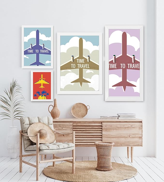 KTKDE 16x24 Picture Frame Wooden White 3 Pack,Poster Frames with Polished Plexiglass, Wall Hanging Large Studio Gallery Photo Frames Decorating for Minimalist Style Suitable,Any style Best gift