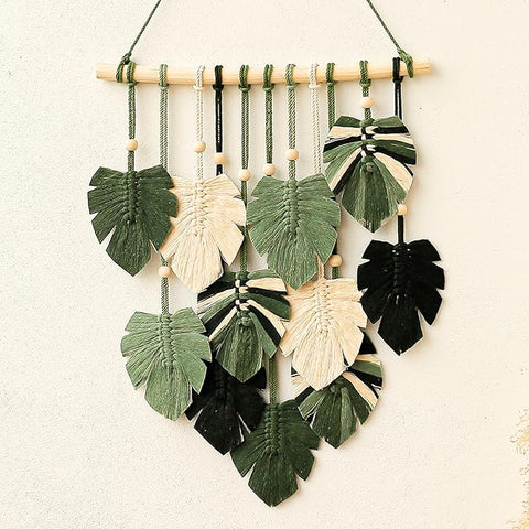 Boho Wall Decor - Large Macrame Wall Hanging - Boho Bedroom Decor - Tapestry for Bedroom - 17x23 inches