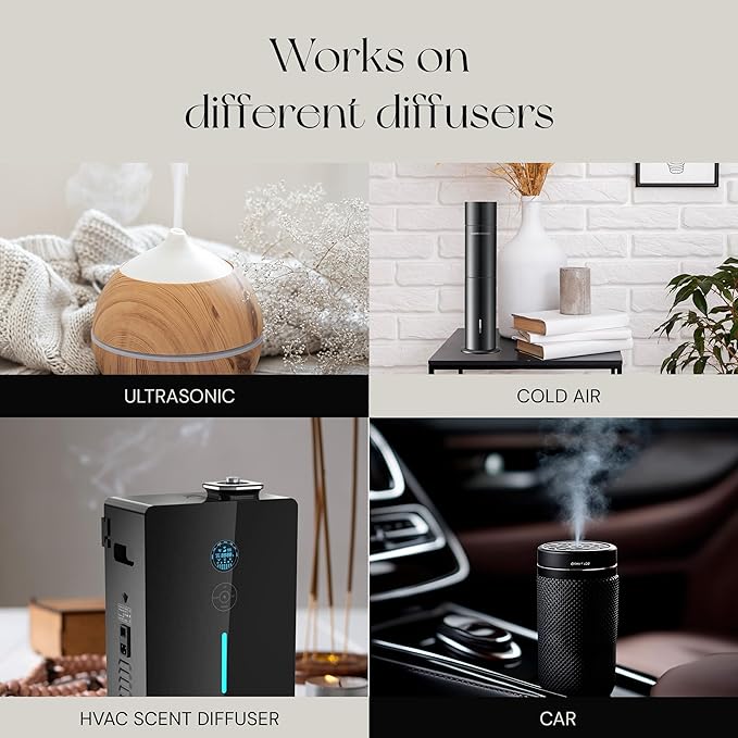 Golden Diffuser Fragrance Oil, Opulent Resort-Style Aroma,  Essential Oils Blend for Home, Ultrasonic & Waterless Diffusers  | Bergamot, Jasmine & Lemongrass |  4.05 fl oz, 120 mL