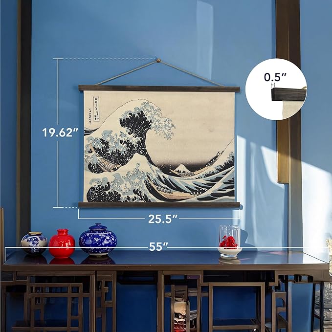 American Art Decor The Great Wave off Kanagawa Tapestry Beach House Wall Art