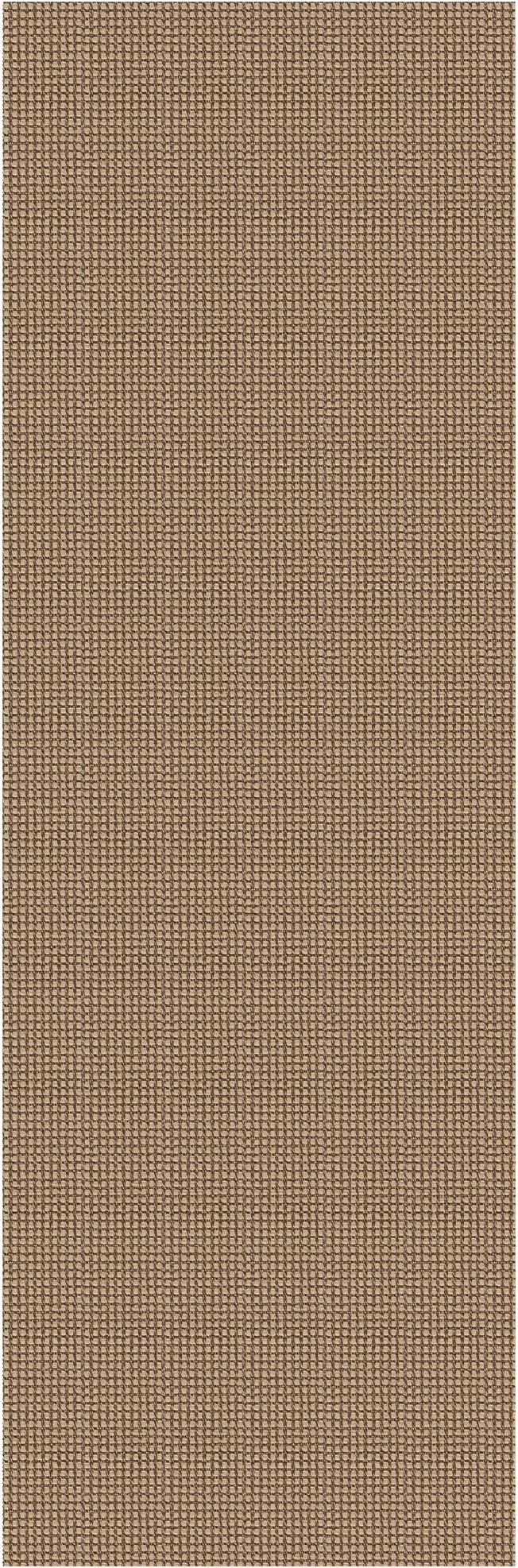 IOHOUZE Washable Runner Rug 2.6x8 Non Slip Rubber Backed Wide Hallway Runner Entryway Runner Indoor, Kitchen Rugs Woven Cotton Floor Carpet for Hall Bedroom, Orange/Tan/Brown