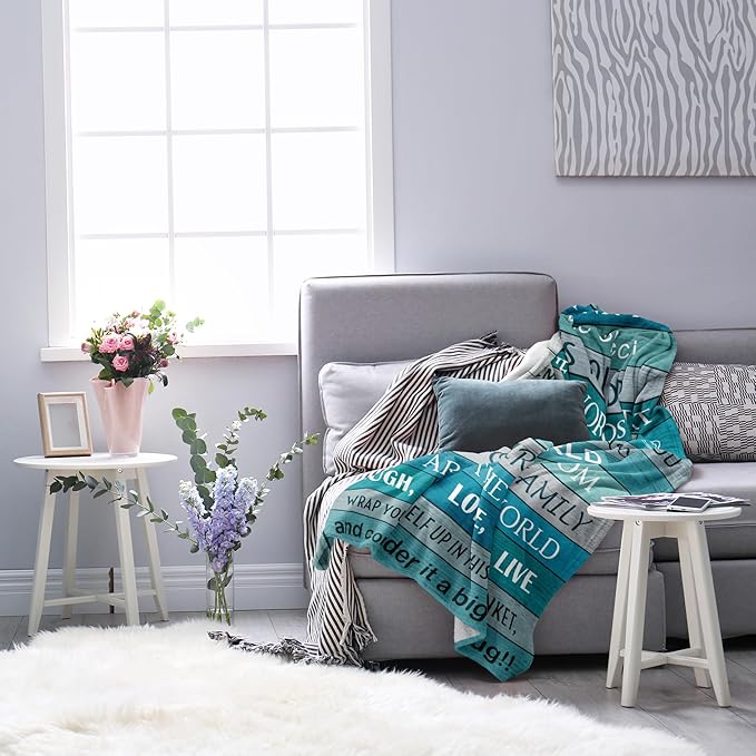 Gifts for Mom, Mom Birthday Gifts, Best Moms Blanket for Christmas/Valentine's Day/Mothers Day,Mama Blanket 80”x60”
