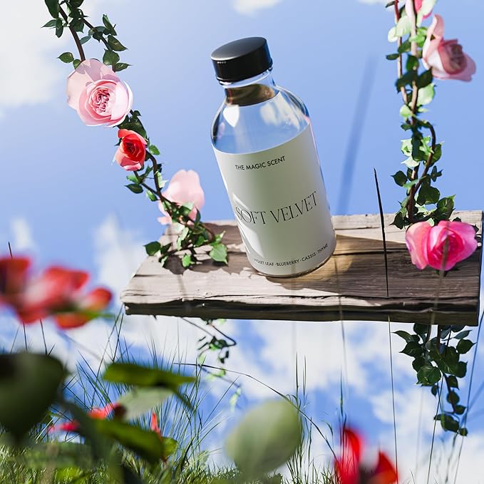 Soft Velvet Diffuser Oil - Hotel & Home Luxury Scents - Diffuser Oil Scents for Home Designed for Use in All Diffusers - 4 fl oz, 120 mL