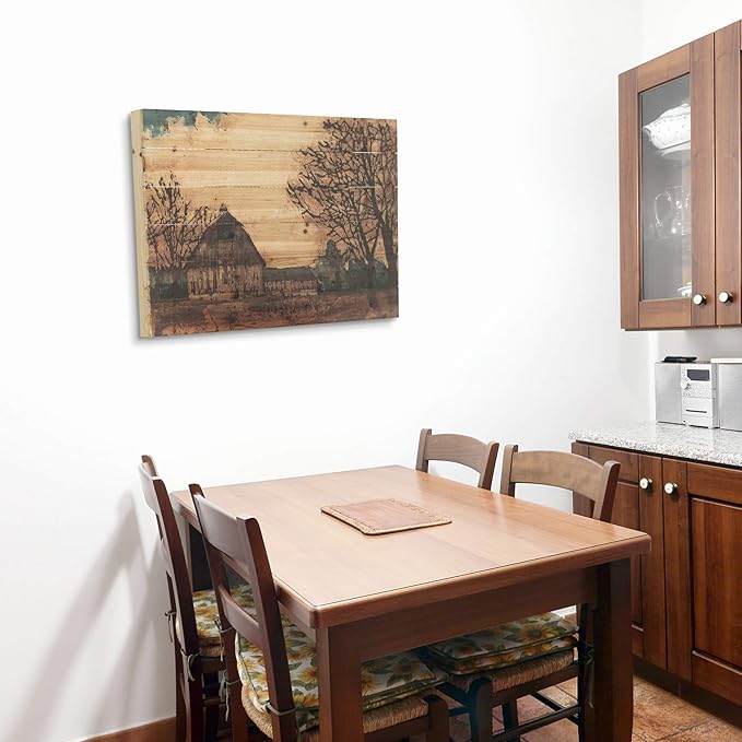Empire Art Direct Erstwhile Barn 3 Digital Print on Solid Wood Wall Art, 24 in x 36 in x 1.5 in, Ready to Hang