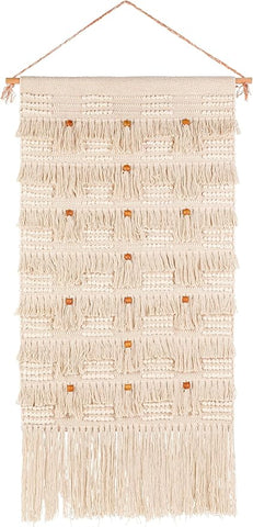 Mark&Day Wall Hanging, Trofaiach Coastal Farmhouse Beige Tapestry Wall Hanging for Living Room, Bedroom, Office or Kitchen (48"H x 24"W)