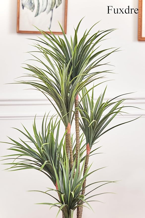 5Ft Artificial Yucca Tree Artificial Dracaena Tree Large Fauxe Agave Plant and Tall Artificial Plant for Living Room Home Office Decor Indoor and Outdoor