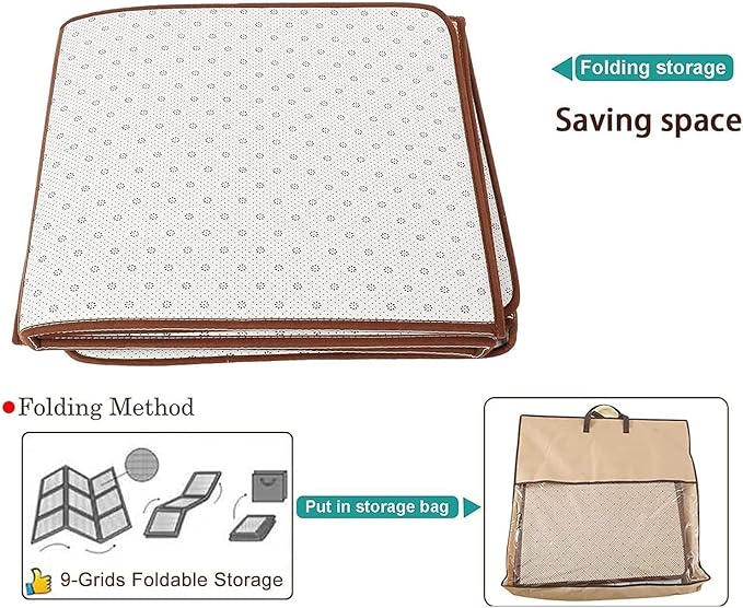 MYOYAY Large Japanese Tatami Mat 71x 71in Large Summer Breathable Sleeping Mat Foldable Rattan Floor Mat Non-Slip Memory Foam Stitching Carpet Crawling Mats Living Room Bedroom Playroom Yoga