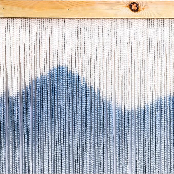 laddawan Extra Large Boho Wall Decor For Bedroom Macrame Wall Hanging Dip-Dyed Tapestry Modern Wooden Home Wall Art For Living room (black3)