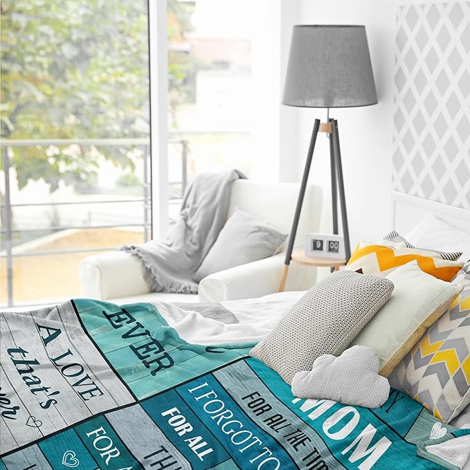 Gifts for Mom, Mom Birthday Gifts, Best Moms Blanket for Christmas/Valentine's Day/Mothers Day,Mama Blanket 80”x60”