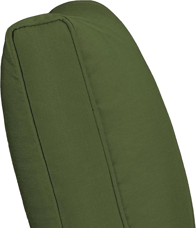 UIXE Outdoor Deep Seat Cushion Set with Slipcovers, Patio Furniture Cushions & Back Pad, Water-Resistant Outdoor Cushion Covers Backyard Sectional Sofa Cushions for Bistro Chair - Green