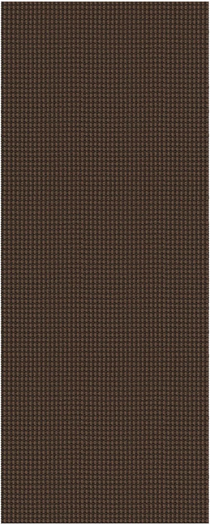 IOHOUZE Washable Runner Rug 2x5 Non Slip Runners for Hallways Entryway Runner Indoor, Kitchen Throw Rug Woven Cotton Floor Carpet for Hall Entrance Bedroom, Brown