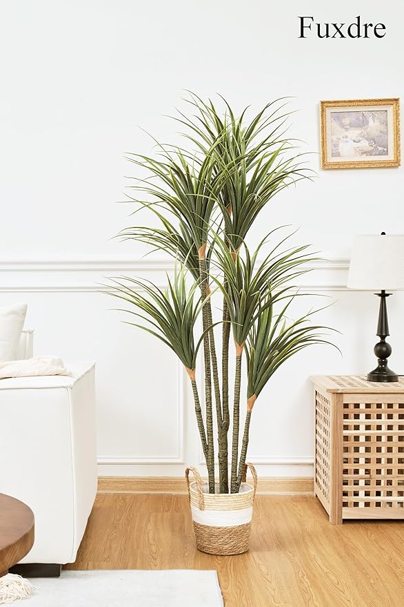 5Ft Artificial Yucca Tree Artificial Dracaena Tree Large Fauxe Agave Plant and Tall Artificial Plant for Living Room Home Office Decor Indoor and Outdoor