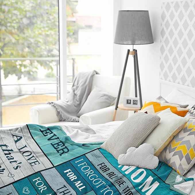 Gift for Mom from Daughter/Son,Mom Gift Blanket 50"x40",Birthday Gifts for Mom,Best Mom Gifts,Mom Birthday Gifts,Best Mom Ever Gifts,Best/Good/Funny Gifts for Mom