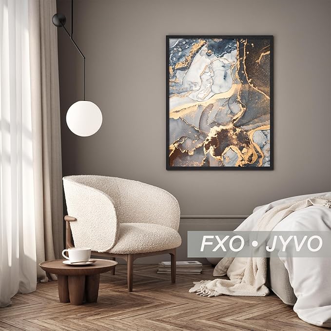Engineered Wood 5x9 Picture Frame Set of 6, Black Frame for 5 x 9 Inch Picture Poster Photo, Light Weight 5 by 9 Frame with Wood-grain for Wall - 6 Pack/Black/5"x9"