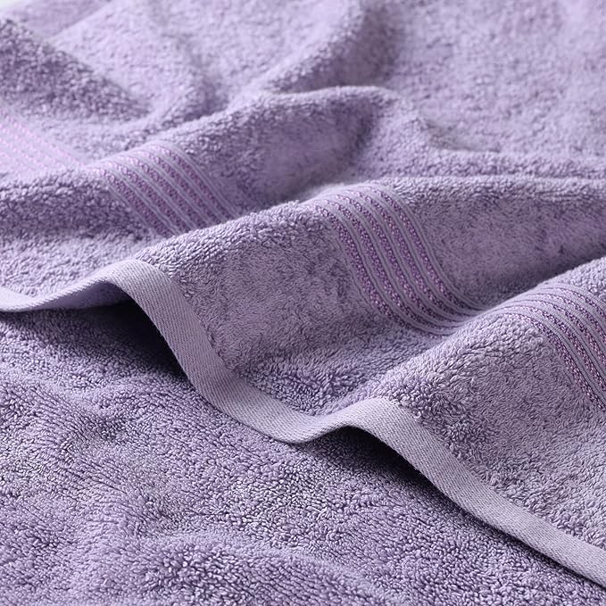 Superior Egyptian Cotton 10-Piece Face Towel Set , Small Towels For Facial, Spa, Quick Dry, Absorbent Towels, Bathroom Accessories, Guest Bath, Home Essentials, Washcloth, Airbnb, Royal Purple