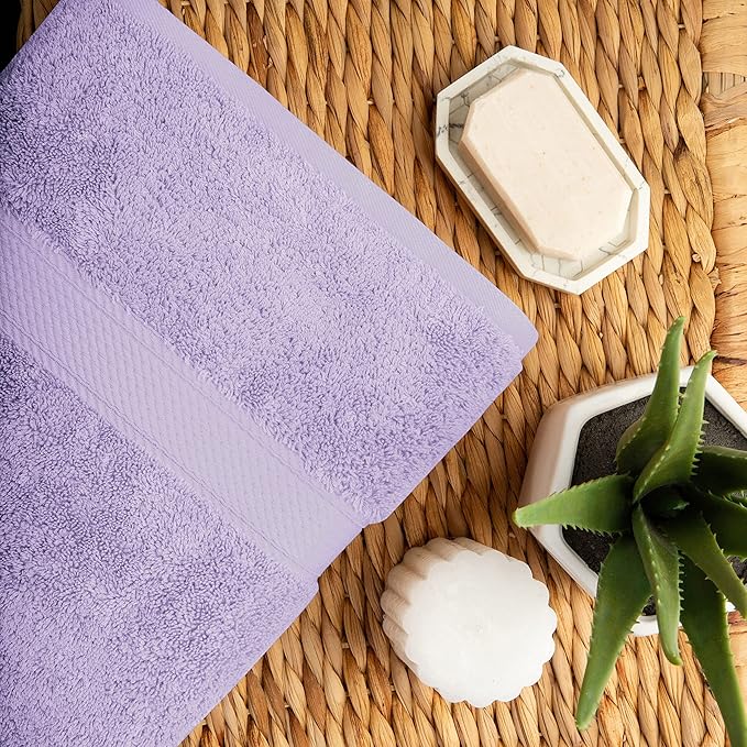 BLUENILEMILLS BNM Premium Quality Egyptian Cotton Towels, 6-Piece Ultra-Soft Bathroom Towels |Super Soft Bath Towel| Hypoallergenic Hand Towel| Face Towels| Quick Dry, Saloon Hotel & Spa
