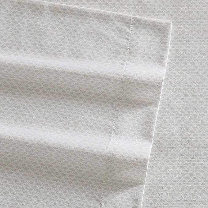 Vera Wang - King Sheet Set, Luxury Sateen Cotton Bedding, 800 Thread Count, Soft & Smooth Bedding Set (Lace Ivory, King)