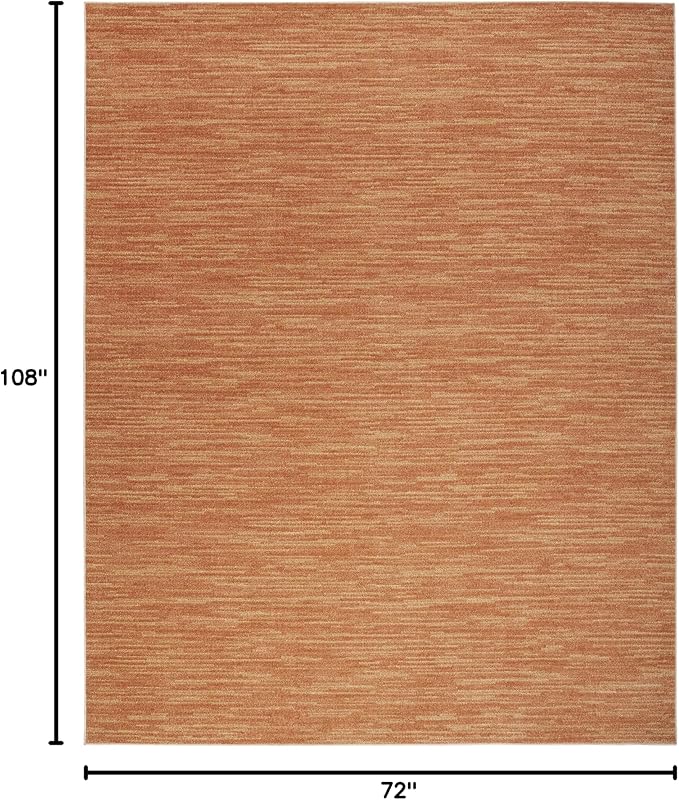 Nourison Home Essentials 6' x 9' Rust Area Rug
