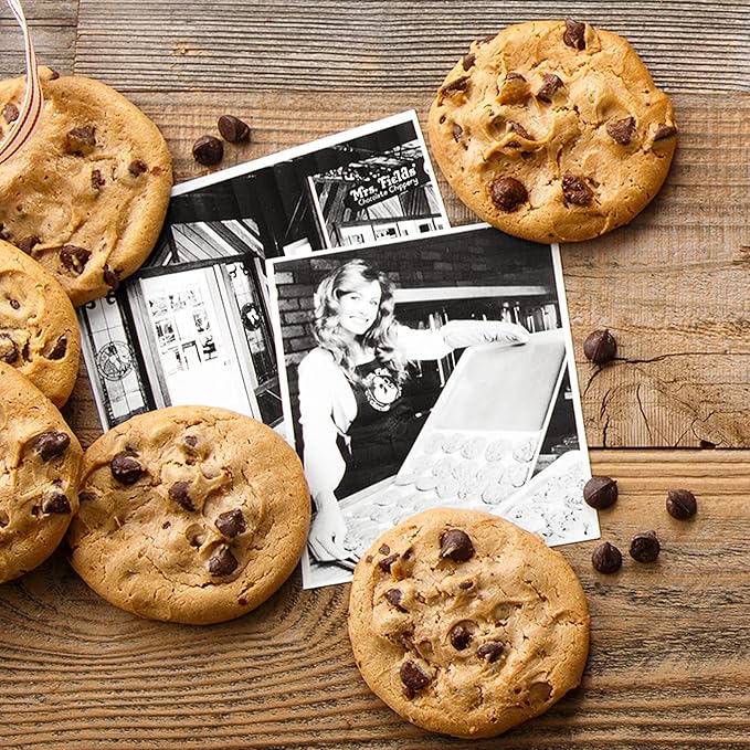 Mrs. Fields Signature72 Nibblers Bite-Sized Cookie Tin - Assorted with 72 Nibblers Cookies in our 5 Classic Cookie Flavors