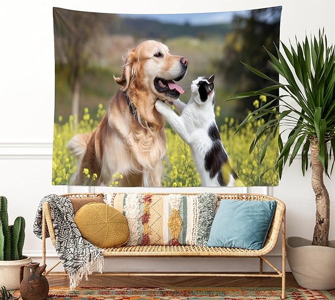 BELECO 106x70 Inch Custom Tapestry Personalized Backdrop Custom Tapestries Poster Banner Upload Images Create Your Own Unique Tapestry Wall Hanging For Living Room Bedroom Dorm Home Decor