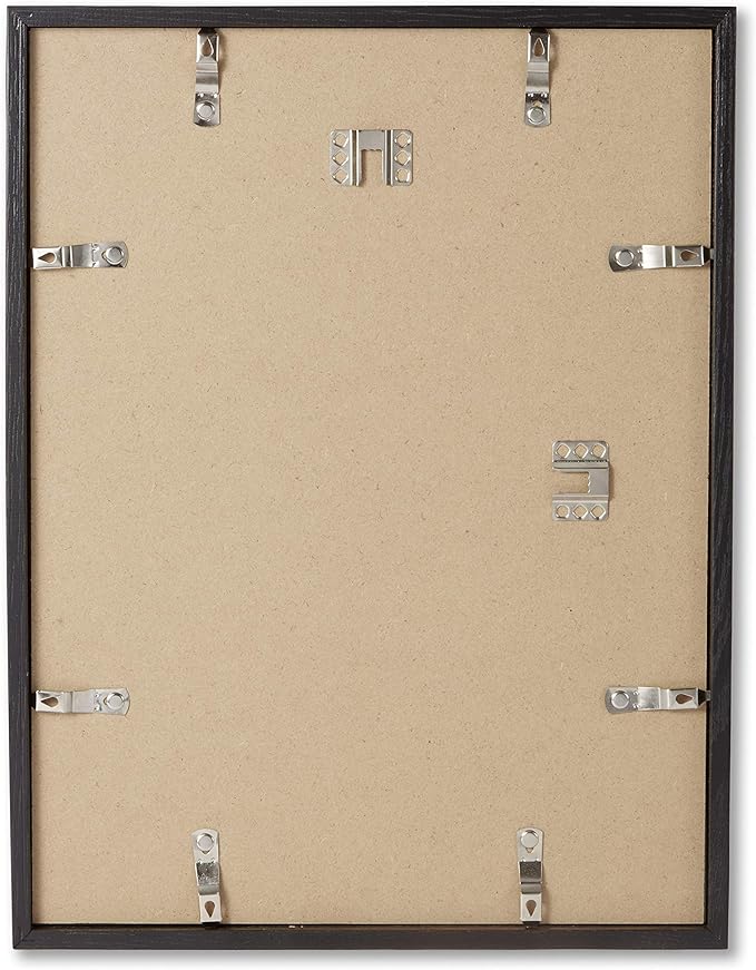 Opposite Wall - 16x24 in - Black Solid Oak Wood Picture Frame - Lightweight, Versatile & Shatterproof - Wall Hanging Poster or Photo Frame - Wall Decor for Office, Gallery & Home