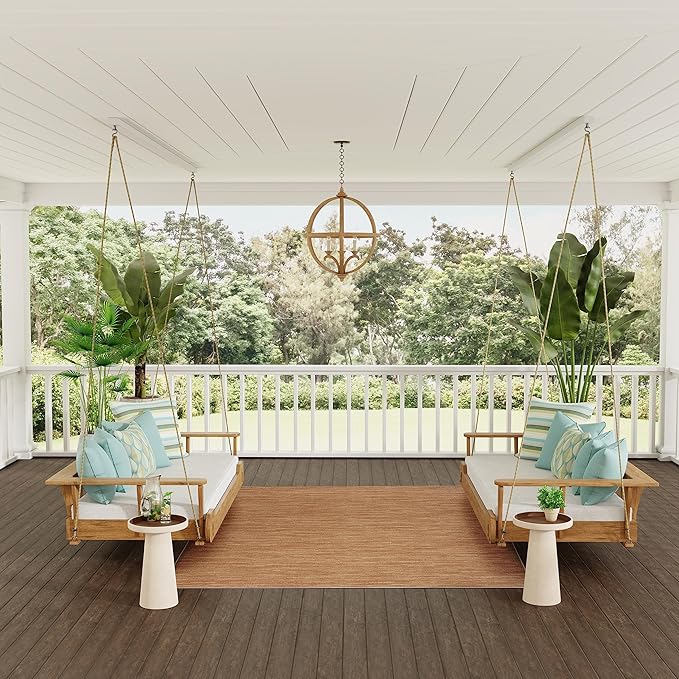 Nourison Home Essentials Indoor/Outdoor Rust 7' x 10' Area Rug, Easy Cleaning, Non Shedding, Bed Room, Living Room, Dining Room, Backyard, Deck, Patio (7x10)