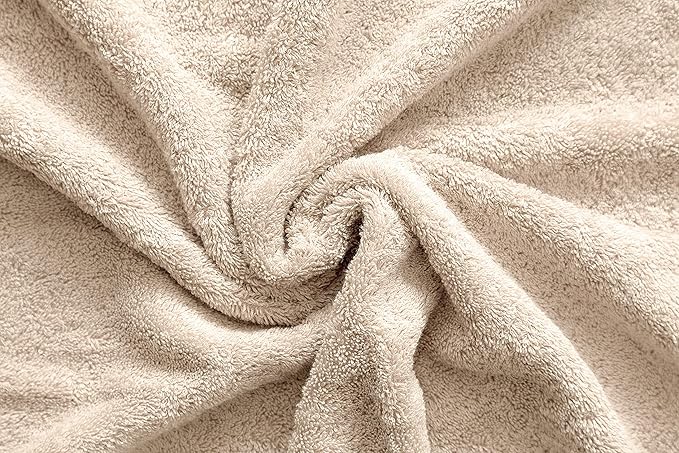 American Veteran Towel, Hand Towels for Bathroom Set of 4, 100% Cotton Turkish Hand Towel Sets Clearance Prime, Soft Drying Hand Face Towels, Beige Hand Towels